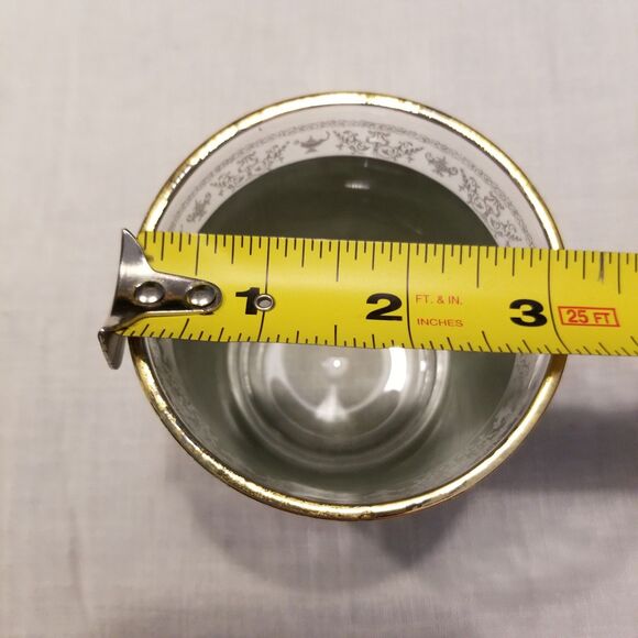 Vintage Jeannette Glass Green Hellenic Grecian Motif small glasses - Picture 10 of 11